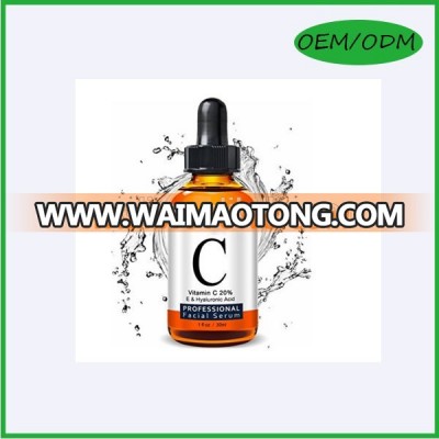 Private Label Vitamin C Serum for Face, Organic Anti-Aging Topical Facial Serum with Hyaluronic Acid