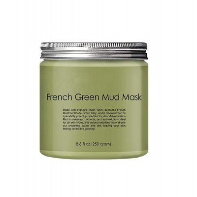 French Green Mud Mask Exfoliating Facial Mask for Blackhead