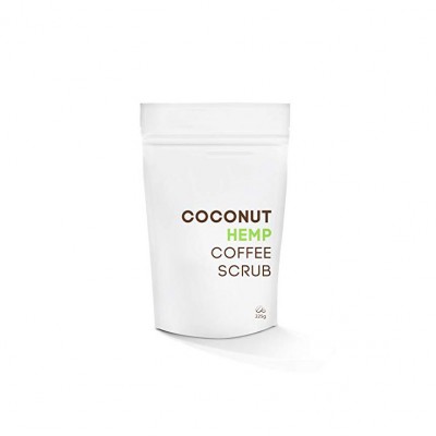 Exfoliating coconut oil body scrub private label coffee scrub