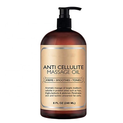 Anti Cellulite Treatment Massage Oil All Natural Ingredients