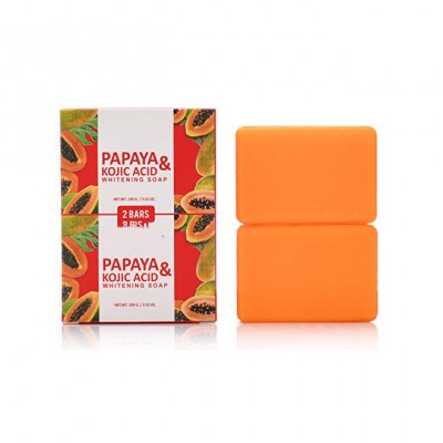 Private label Papaya  Kojic Acid Whitening Soap