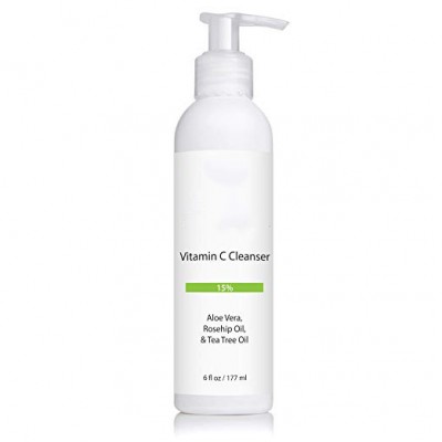 Facial Cleanser with Vitamin C, Aloe Vera, Rosehip Oil & Tea Tree Oil