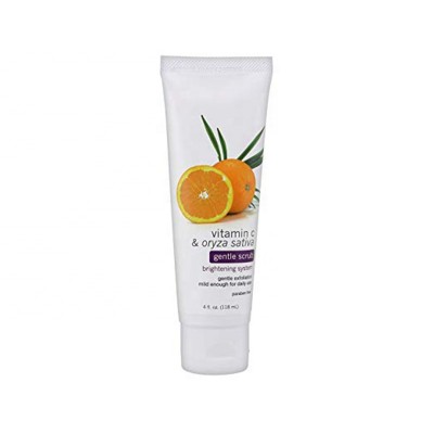 Private Label Vitamin C and Oryza Sativa Gentle Scrub